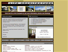 Tablet Screenshot of lipe-architecture.com